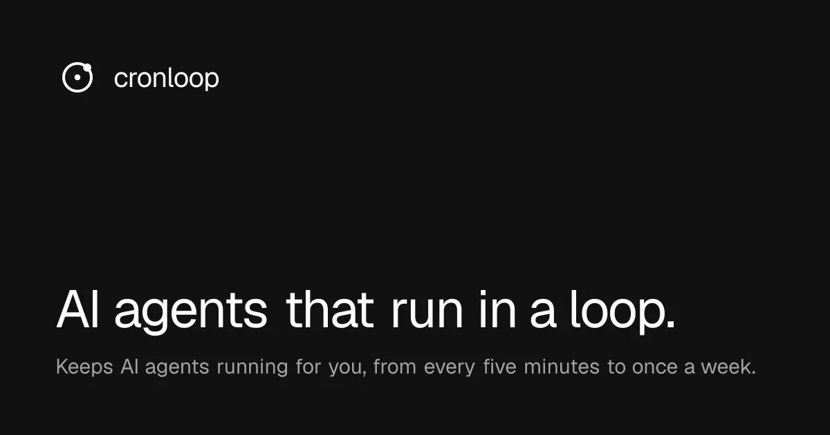 Cronloop 截图