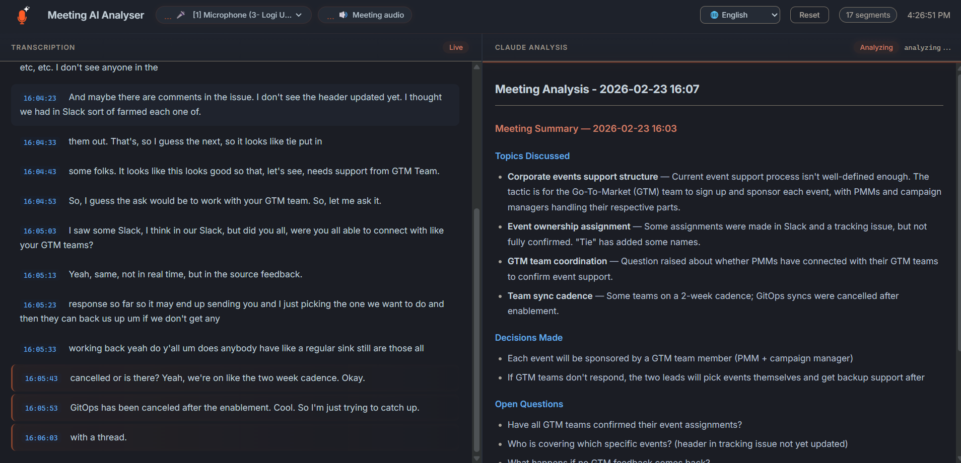 Meeting analyser gallery image