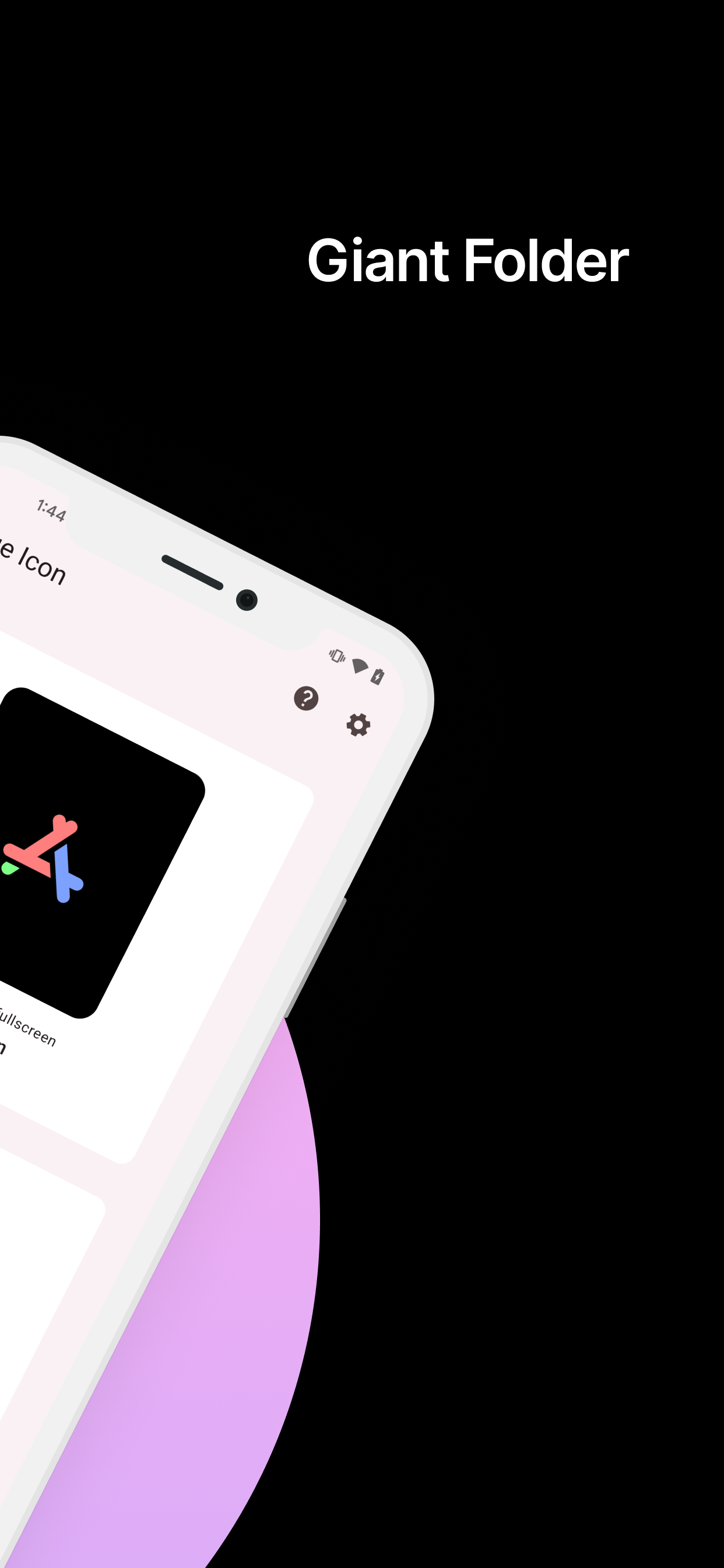 거대한 아이콘 - 거대한 아이콘 앱으로 Android 홈 화면 경험을 향상시킵니다. 미디어 6
