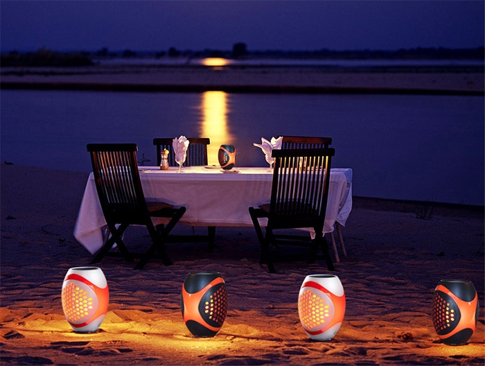 Tressh flame lamp gallery image