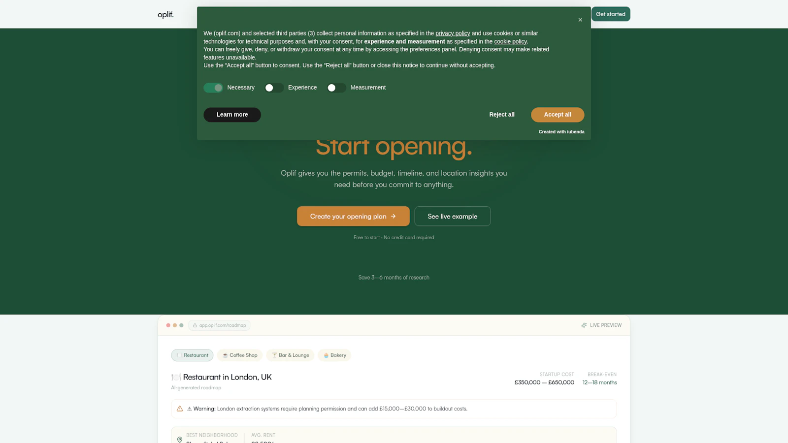 Oplif screenshot 1