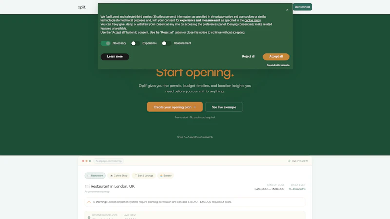 Oplif screenshot 1