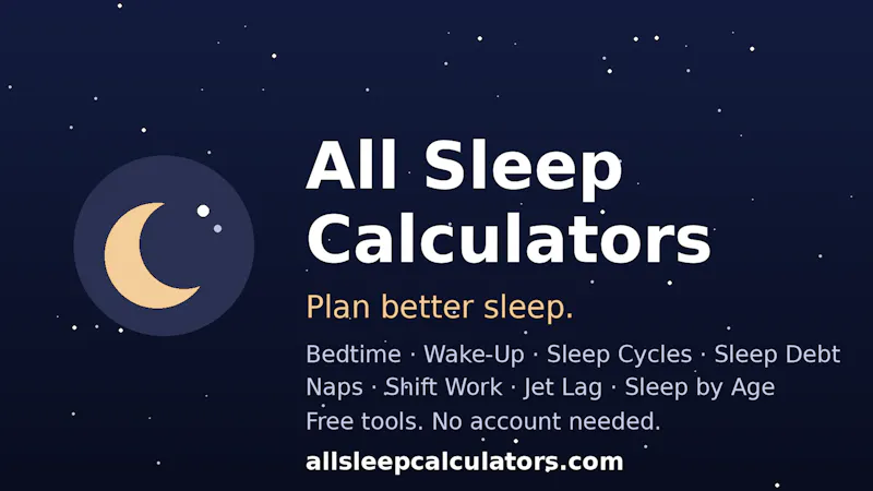 AllSleepCalculators screenshot 1