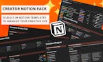 Creator Notion Pack image