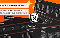 Creator Notion Pack media 1