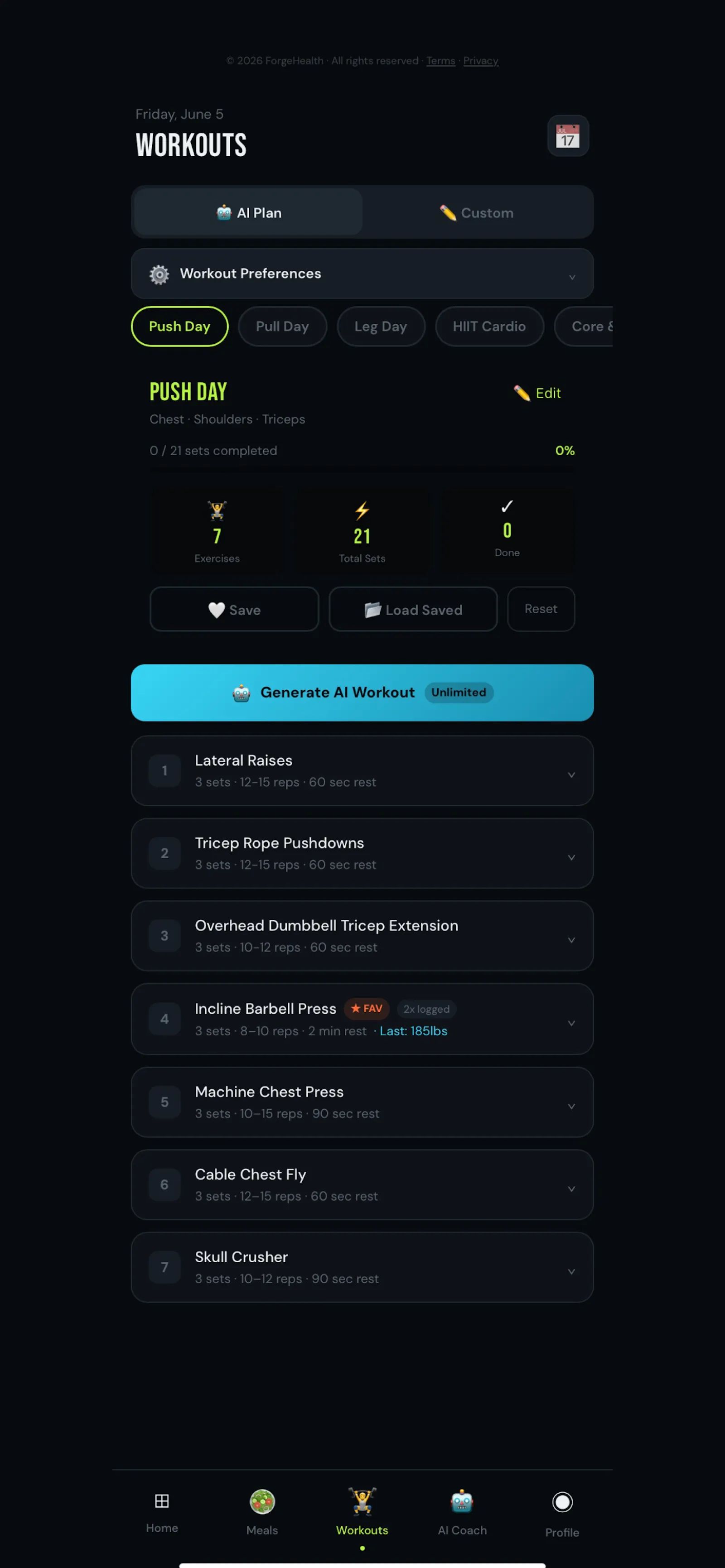 ForgeHealth — Health & Fitness screenshot 3