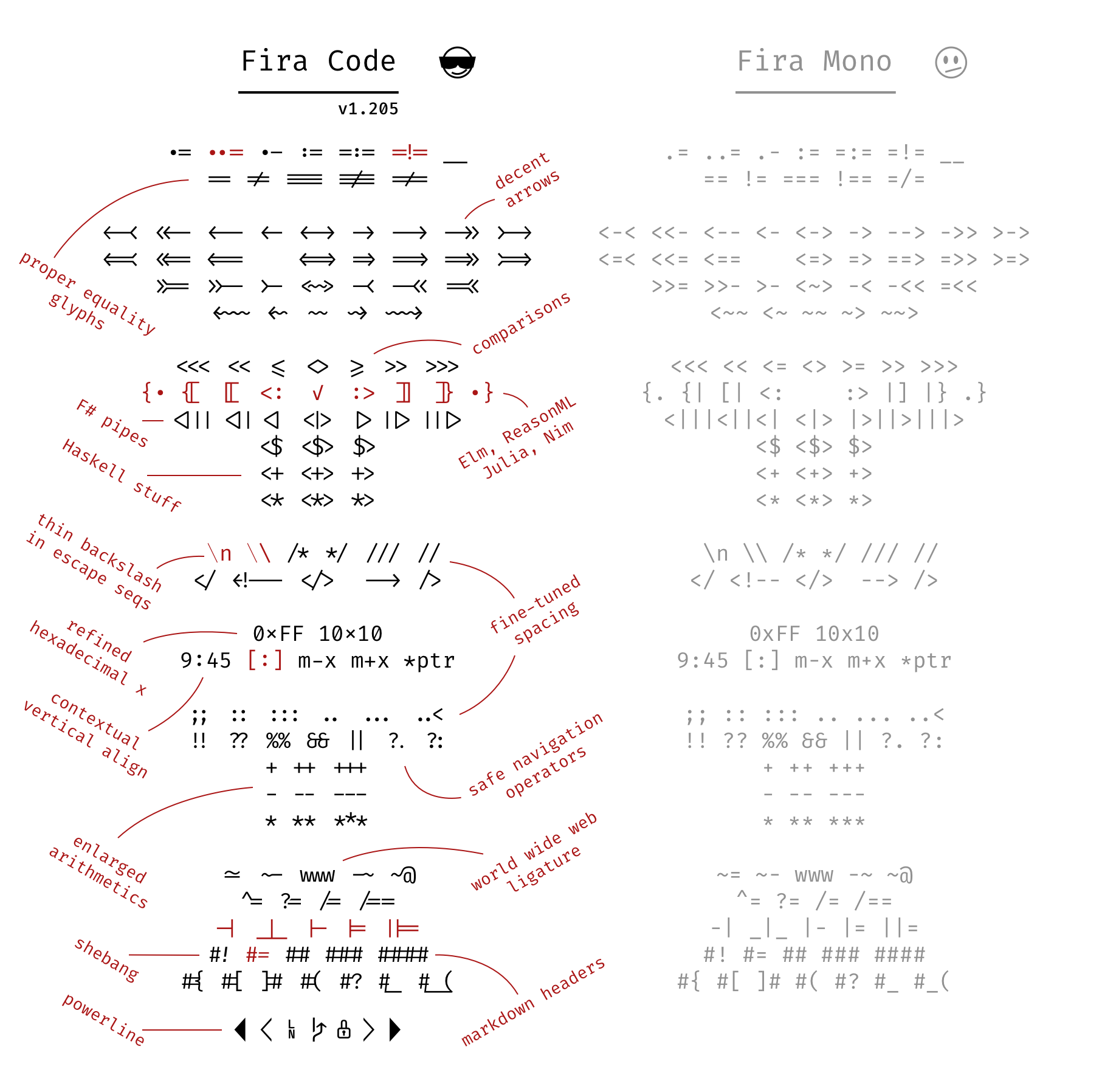 Fira Code gallery image
