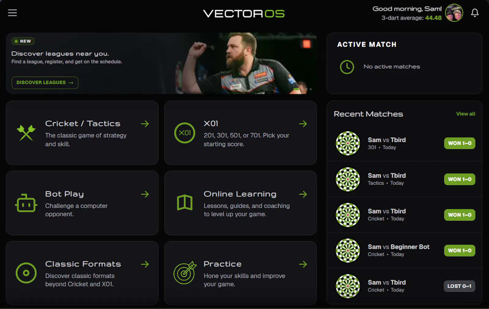 VectorDarts screenshot 2