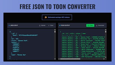 JSON to TOON Converter gallery image