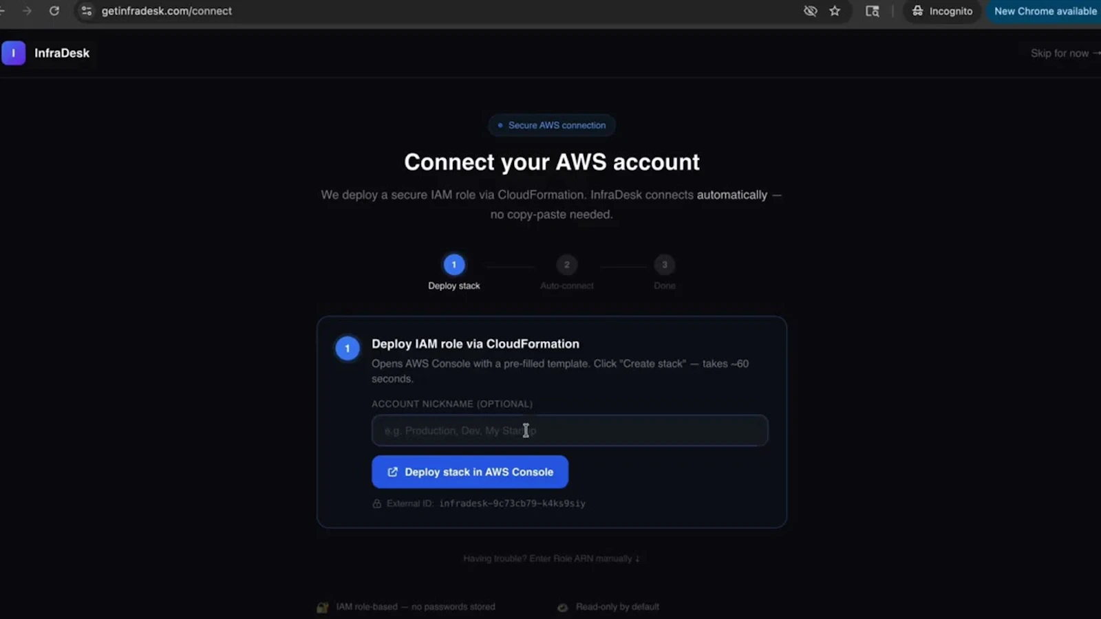 InfraDesk screenshot 1 (video preview)