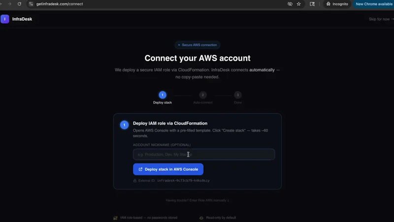 InfraDesk screenshot 1 (video preview)