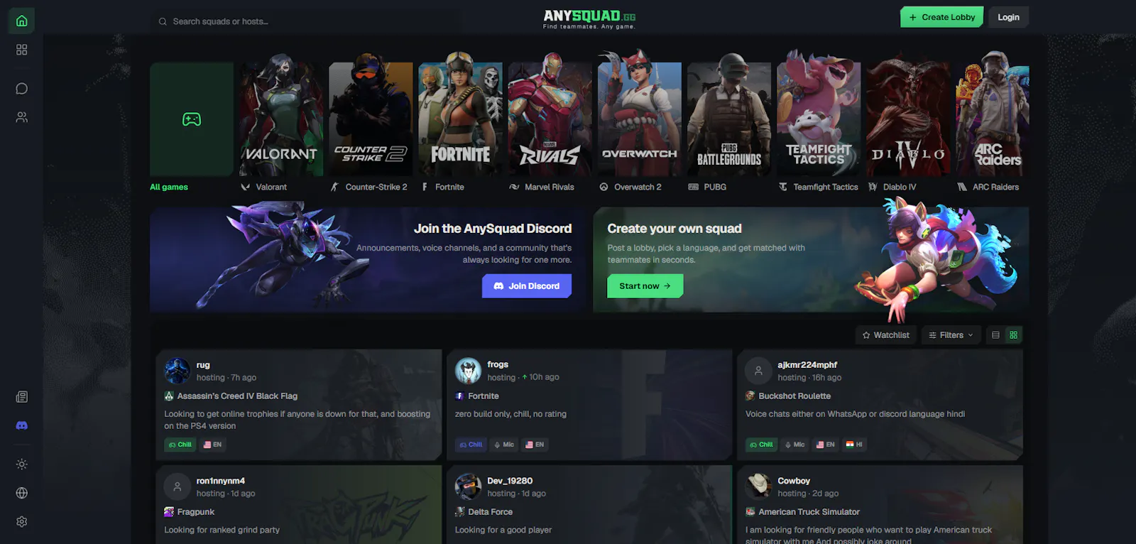 AnySquad screenshot 1