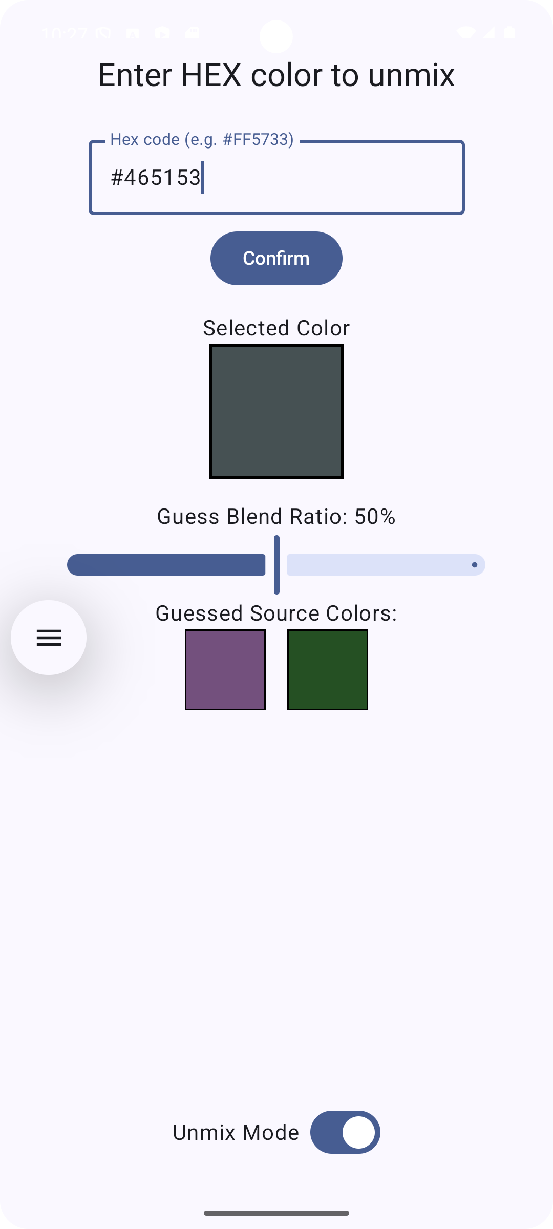 Palettica - App semplice miscelazione dei colori per Android. media 1