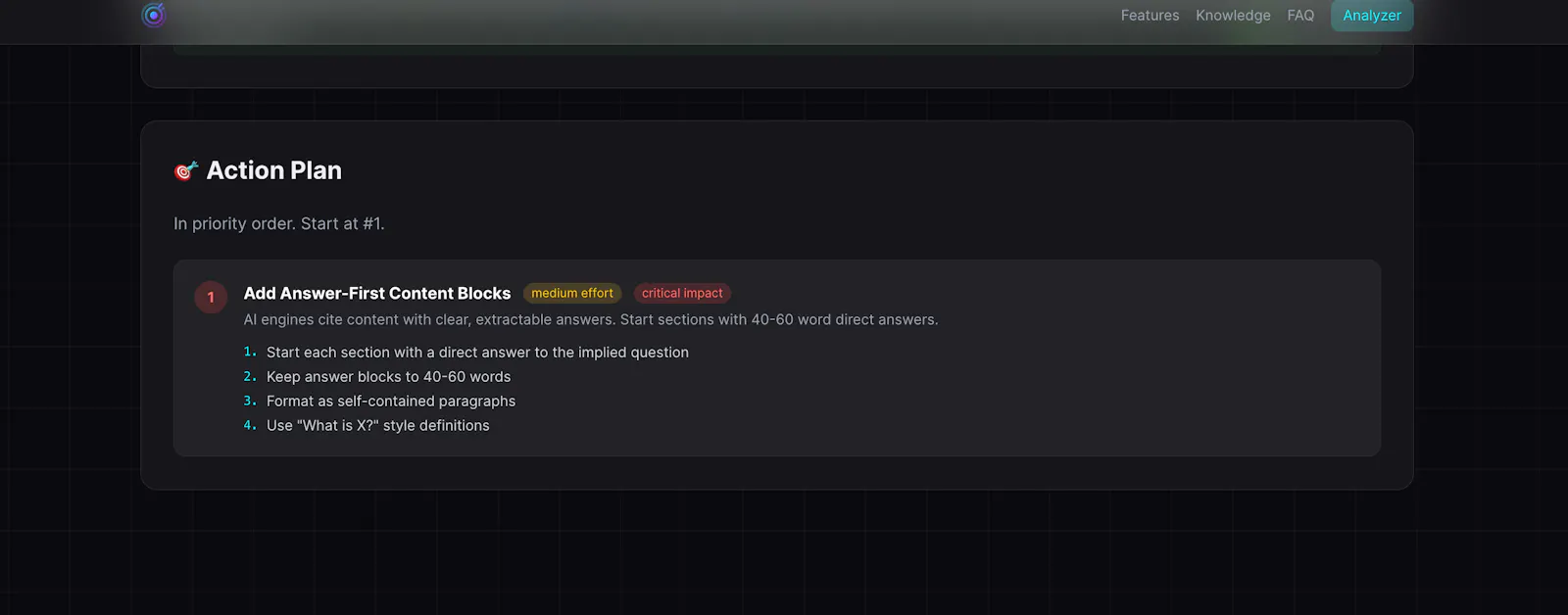Smart Analytics—Free SEO & AEO Analyzer screenshot 5