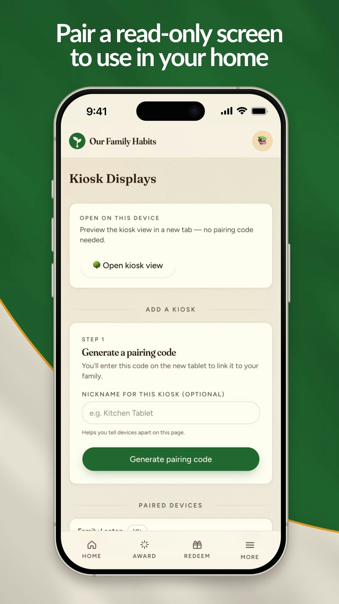 Our Family Habits App gallery image