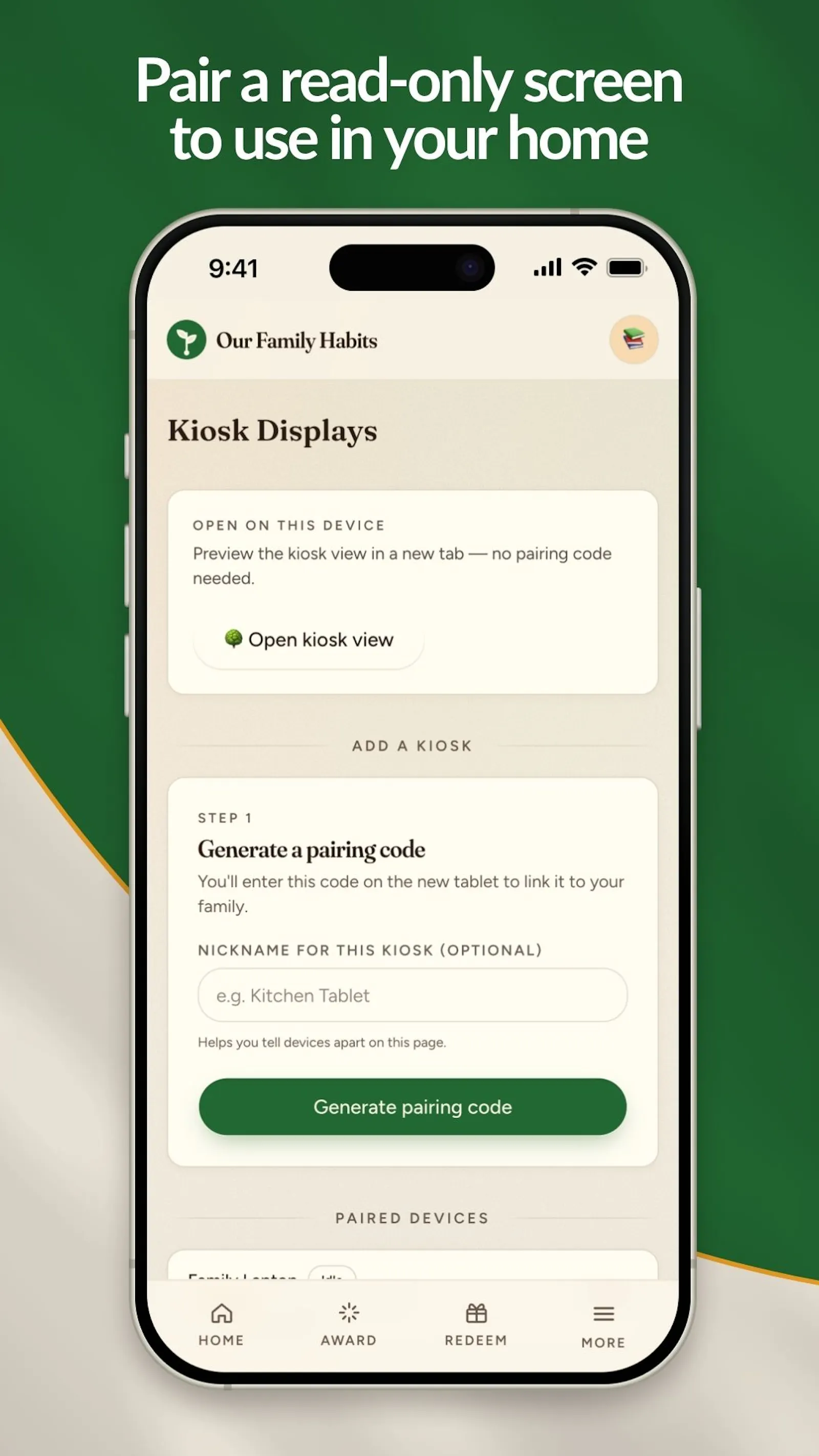 Our Family Habits App screenshot 6