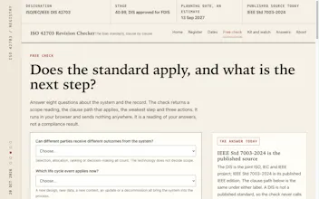ISO 42703 Revision Checker gallery image