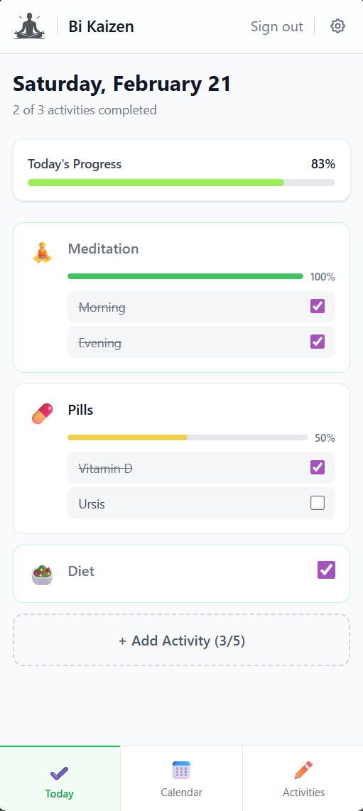 Bi Kaizen - Screenshot 3 showing product features and functionality