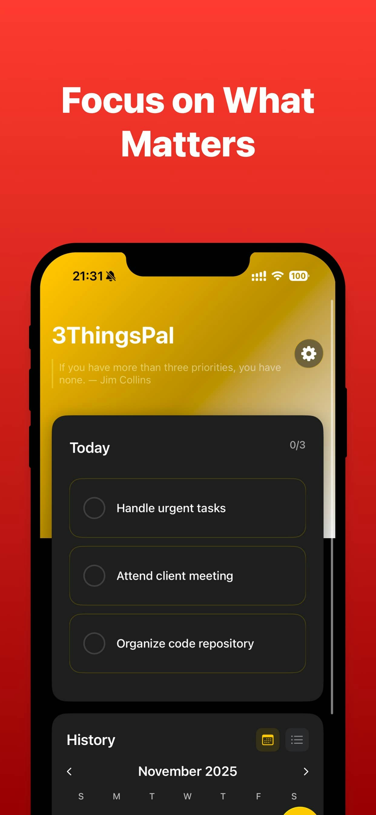 3ThingsPal - Main screenshot showing features and interface