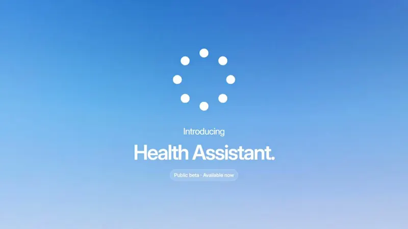 Health Assistant screenshot 1 (video preview)