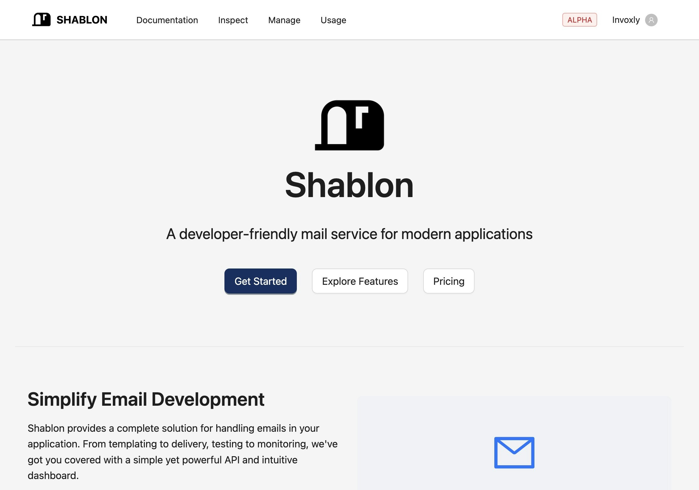 وسائط Shablon.eu - رسائل البريد الإلكتروني كما ينبغي أن تكون للمطورين 1