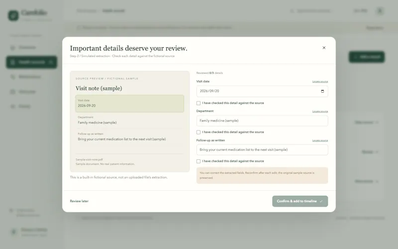 MyKinRecord screenshot 2