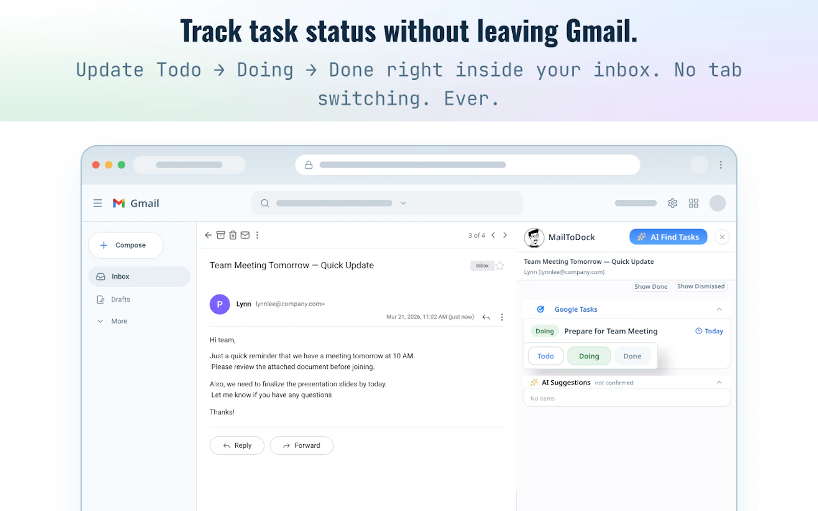 MailToDock screenshot 4