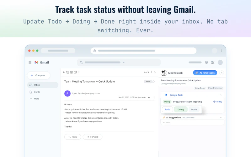 MailToDock screenshot 4