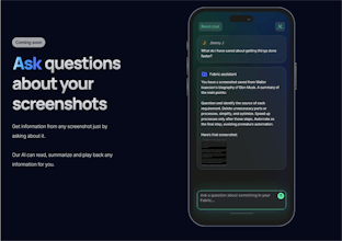 Lier votre dossier de captures d&rsquo;écran iOS à ScreenshotAI pour une analyse facile des captures d&rsquo;écran.