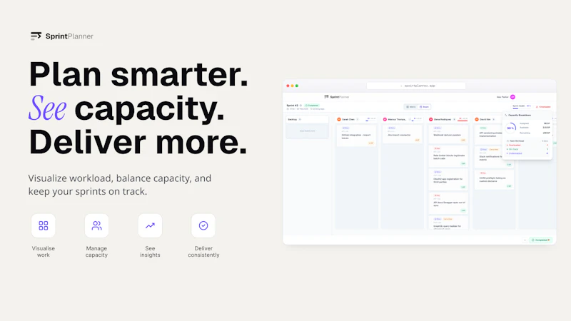 SprintPlanner screenshot 1