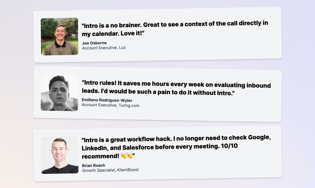 Sales Research In GCal gallery image