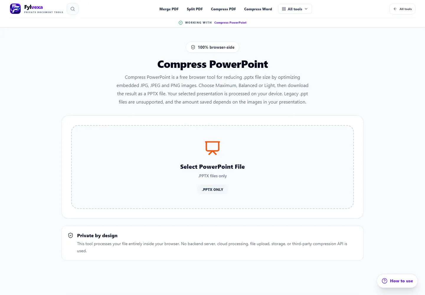 Fylvexa PowerPoint Compressor gallery image