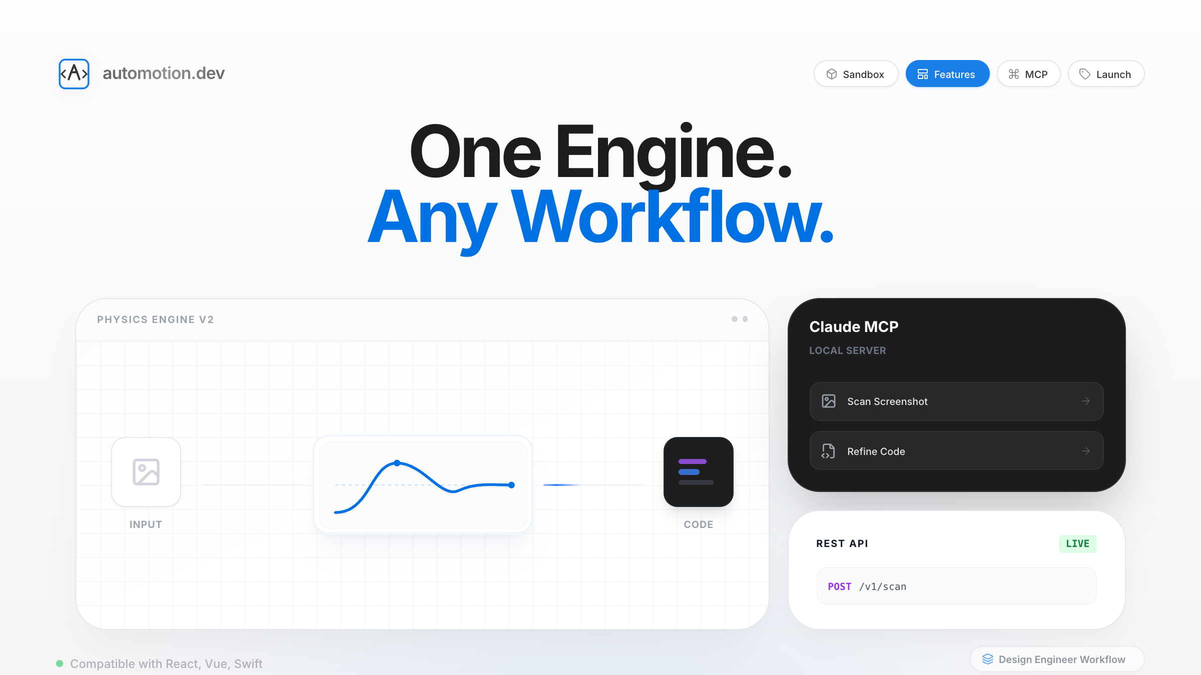 automotion.dev - Screenshot 4 showing product features and functionality