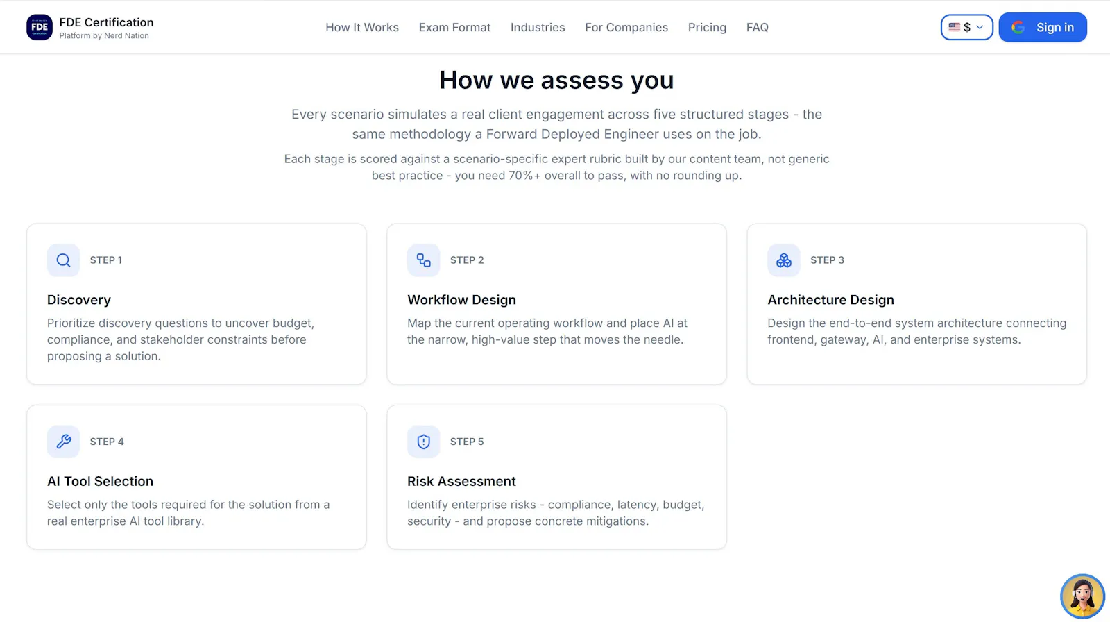 FDE Certification Platform screenshot 3