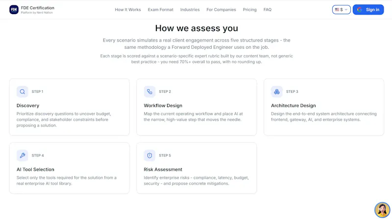 FDE Certification Platform screenshot 3