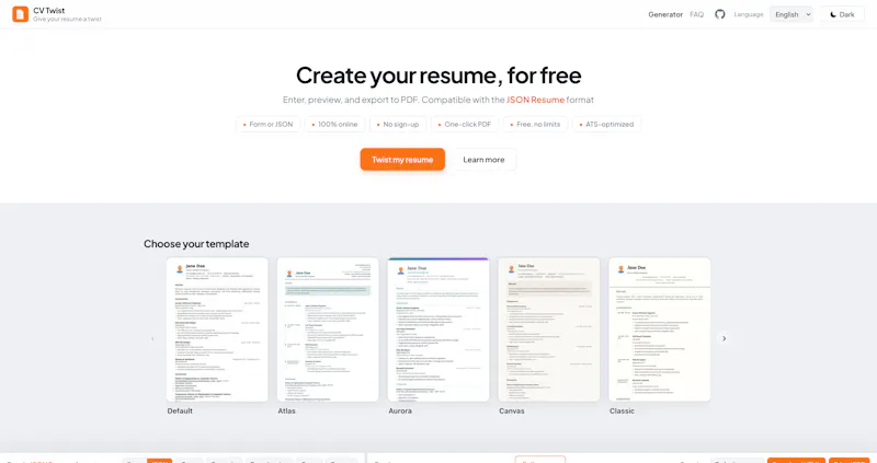 CV Twist screenshot 2