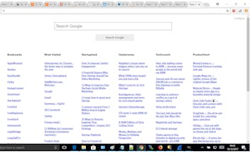 Startuphack New Tab Page Extension for Chrome gallery image