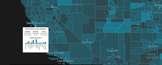 Map of US Employment gallery image