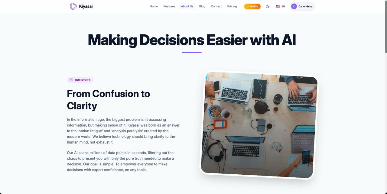 Kiyasai - Screenshot 4 showing product features and functionality