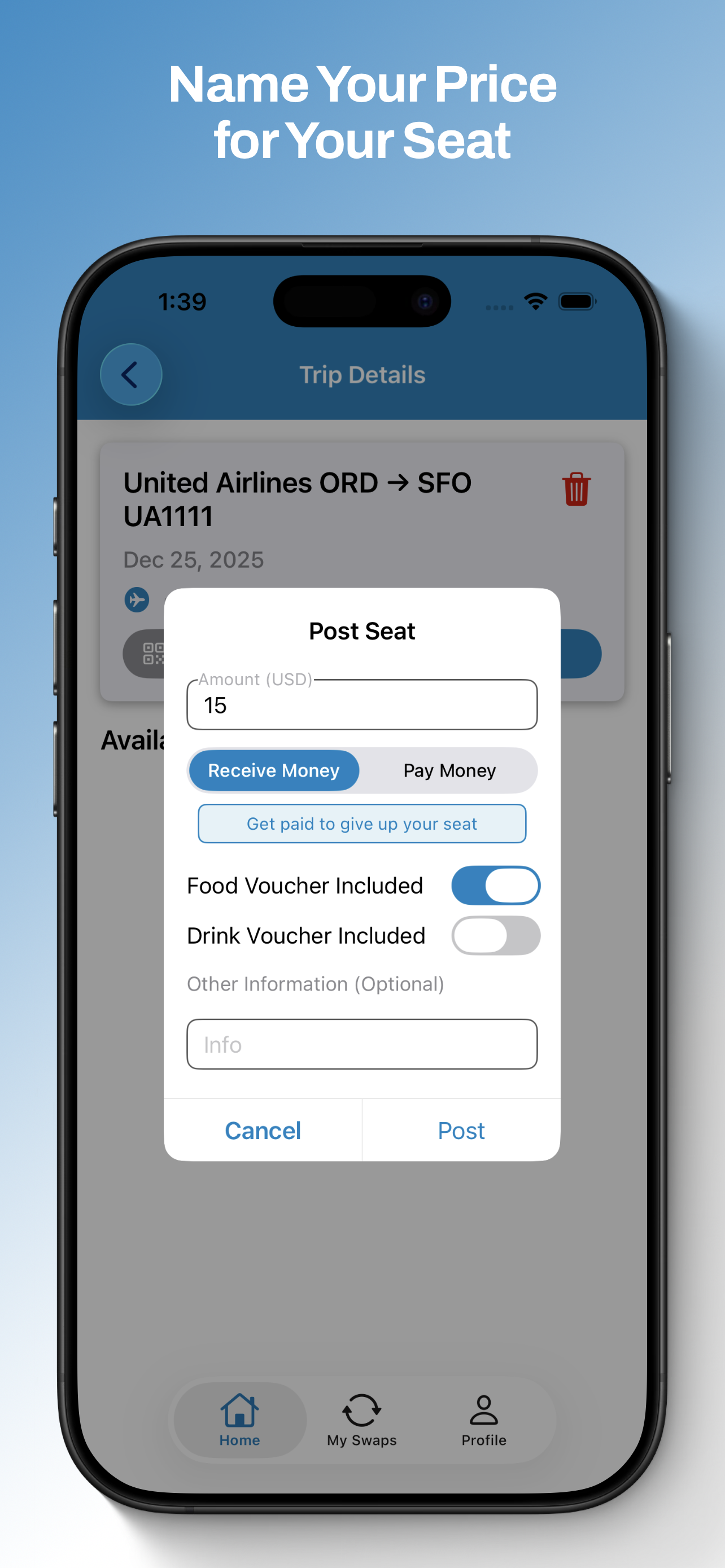 Upseated - Screenshot 5 showing product features and functionality