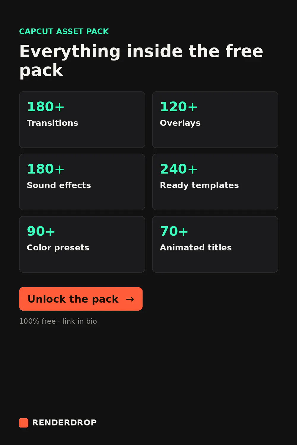 1,200+ CapCut Editing Assets — One Free gallery image