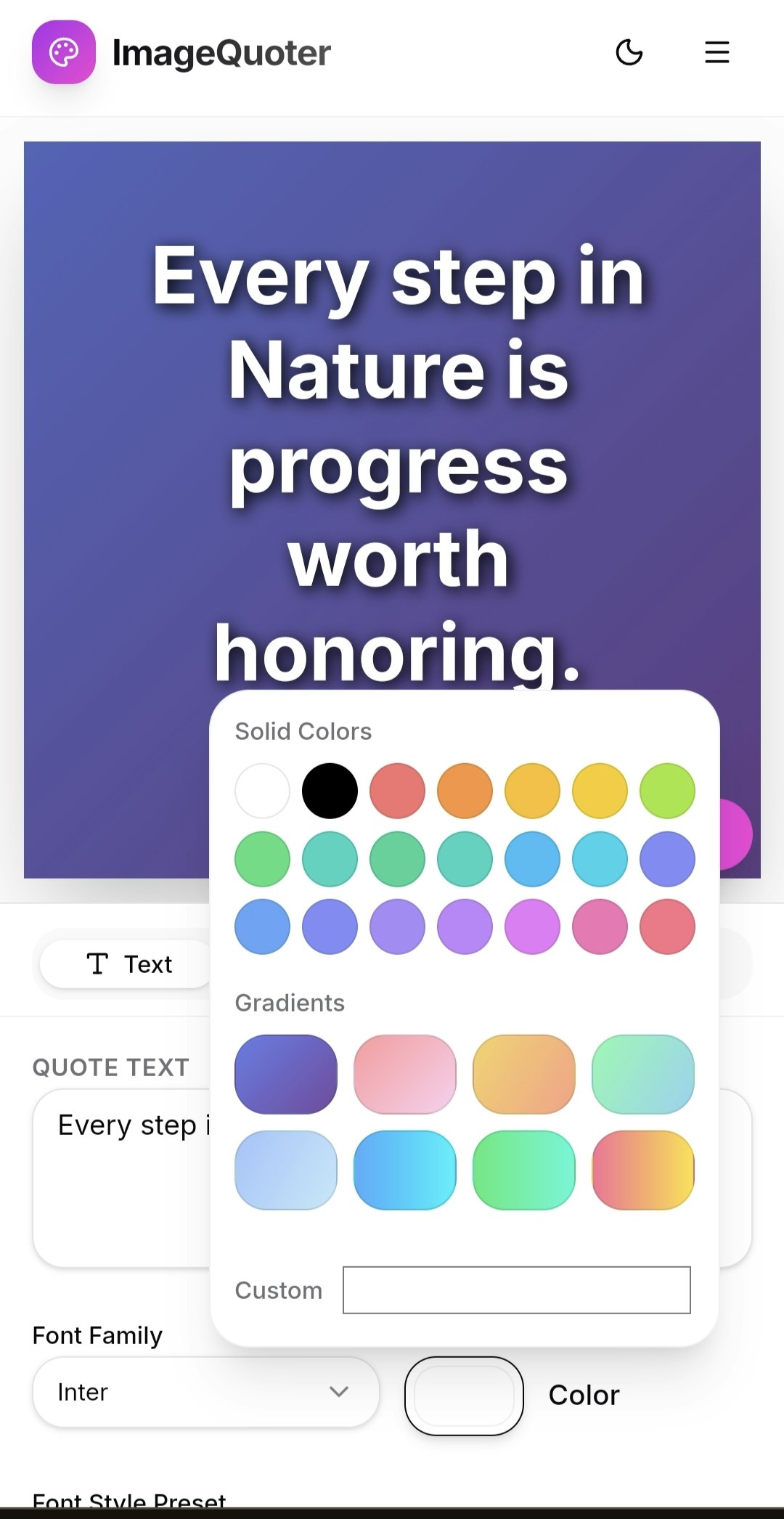 ImageQuoter gallery image