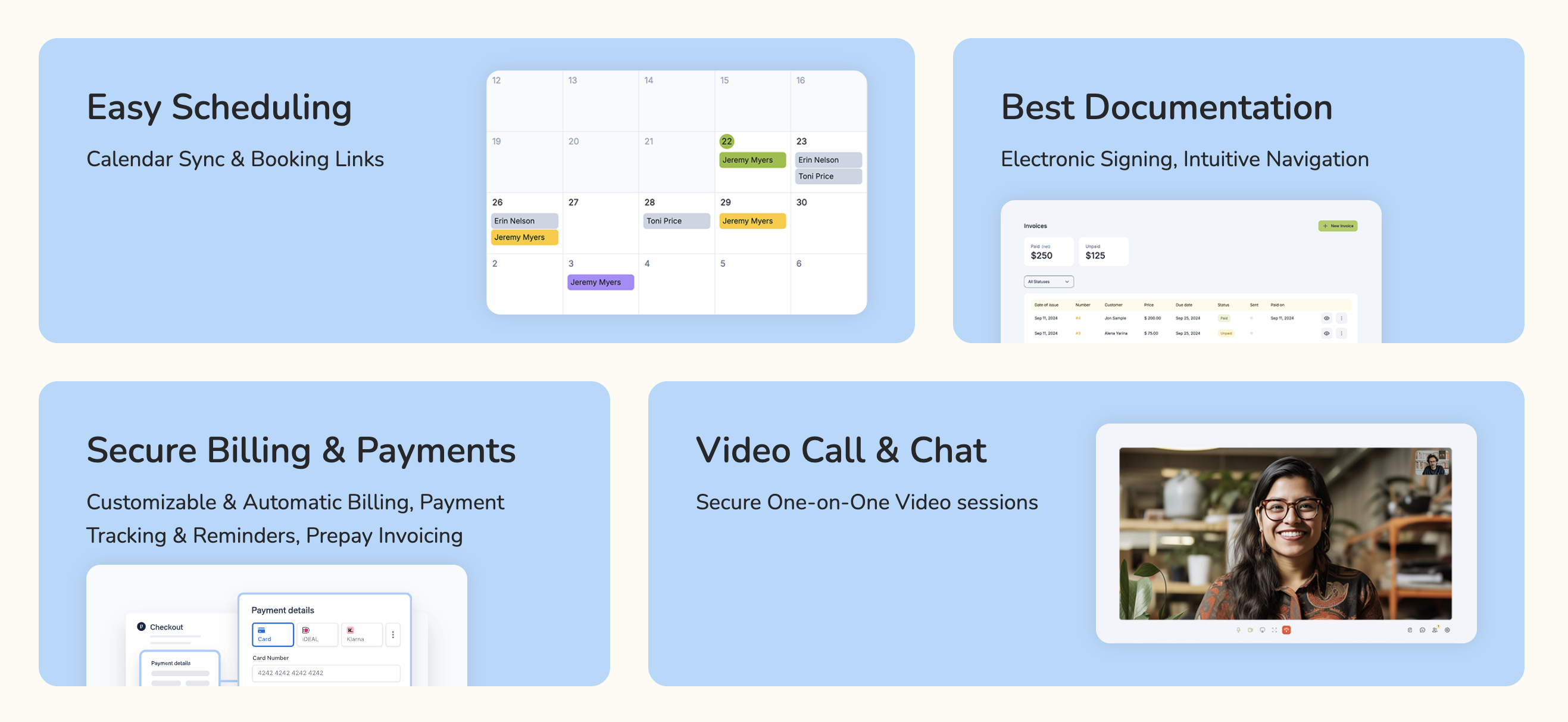 gowithin - แอพนักบำบัด: AI Notes, การโทรทางวิดีโอ, การกำหนดเวลา, การเรียกเก็บเงิน media 2