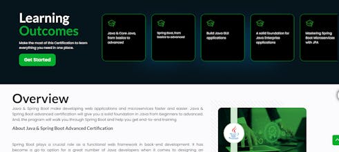 Java Spring Boot Advanced Certification gallery image
