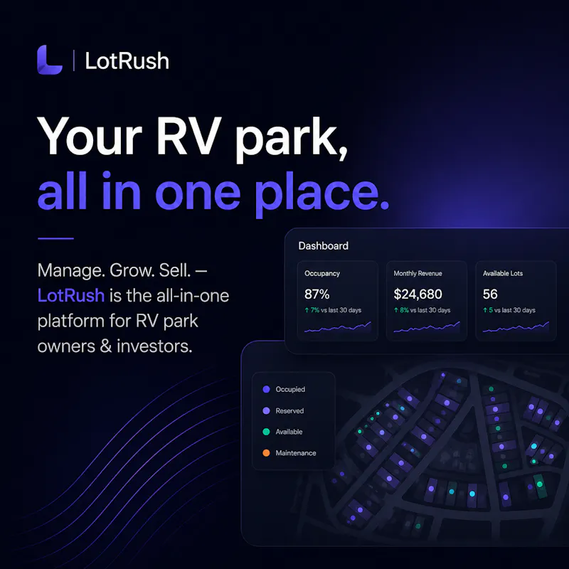 LotRush — RV Park Management Software screenshot 2