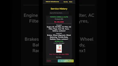 Vehicle Maintenance Tracker gallery image