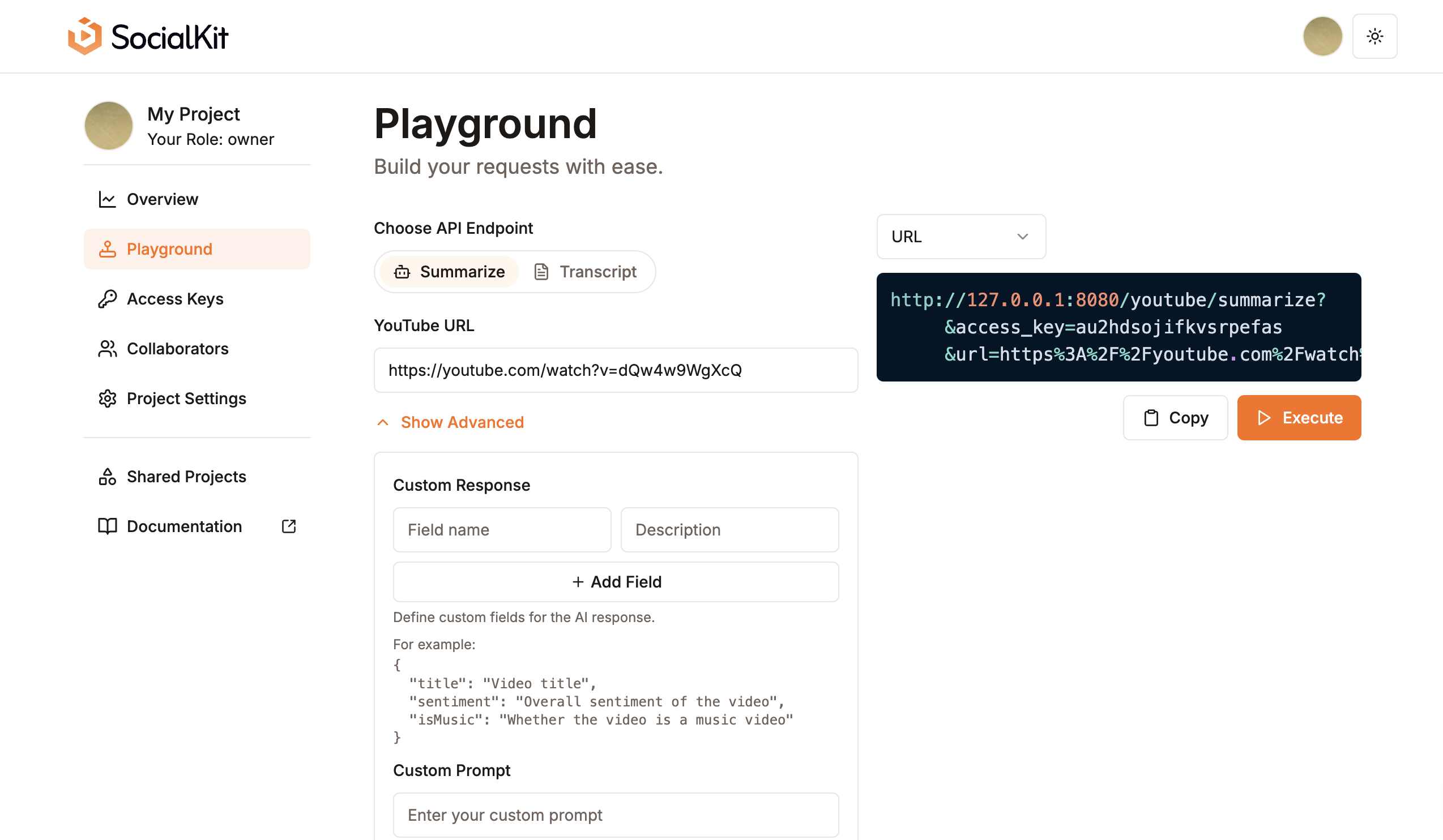 SocialKit API gallery image