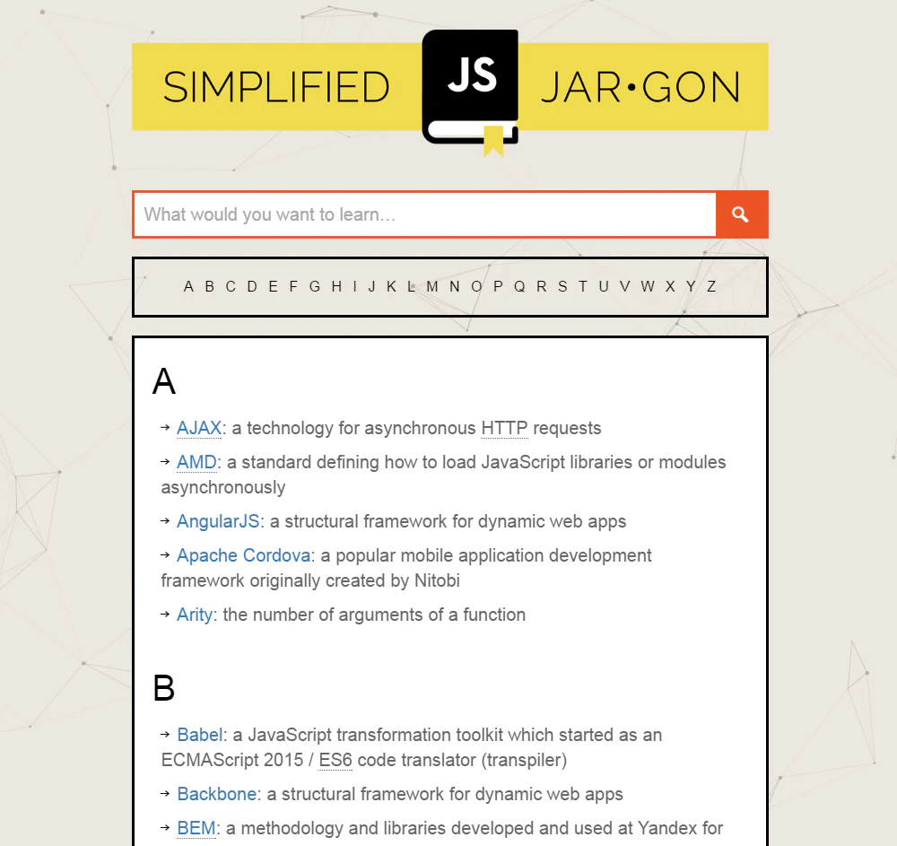Simplified JavaScript Jargon