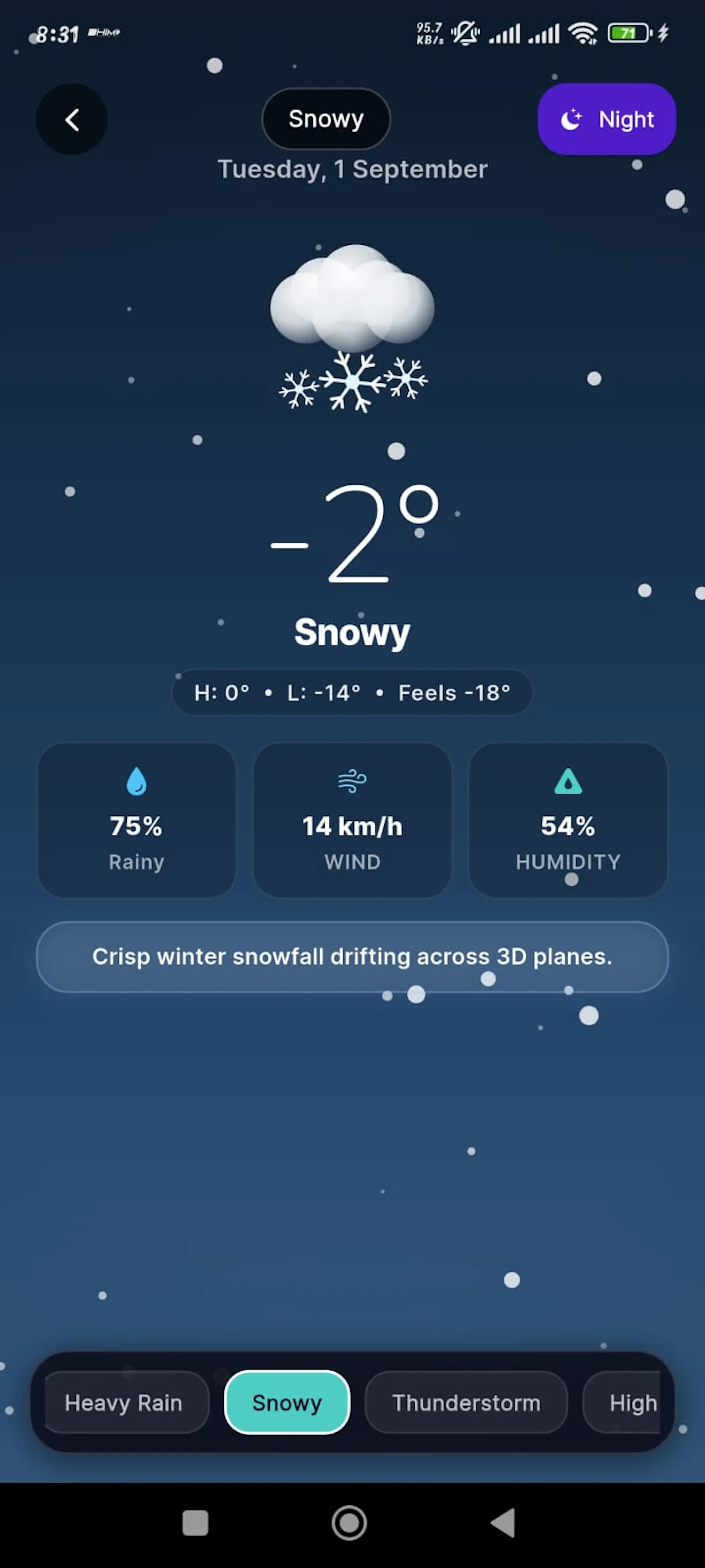 AirClock - Weather & Clock screenshot 1