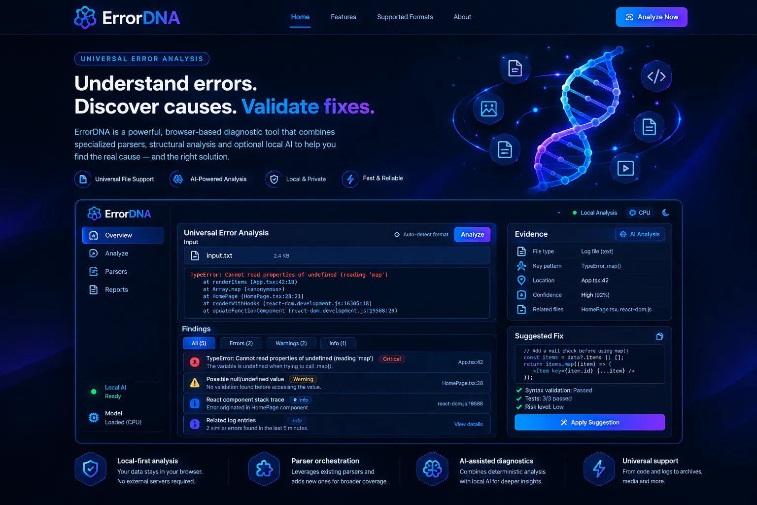 ErrorDNA — Universal Core gallery image